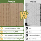 Aoxun Outdoor Storage Cabinet 35 Cu.Ft Outdoor Trash Can Storage Shed, and Lawn - Image 5