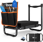 Tovve Foldable Garden Kneeler and Seat, Heavy Duty Garden Stool by Tovve