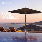 JEAREY 10 ft Outdoor Patio Umbrella w/Tilt and Crank - Image 7