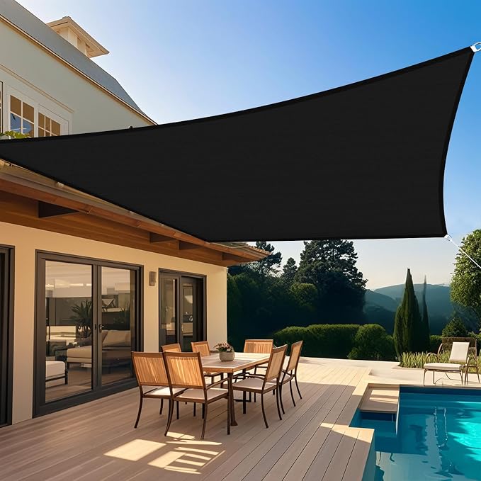 Shade&Beyond Custom Sun Shade Sail 7'x13'RectangleSun Sail Shades Patio UV by ShadeBeyond