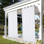BONZER Outdoor Curtains for Patio Waterproof Thick Privacy | Grommet Sun Light - Image 7
