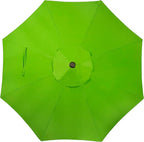9' Outdoor Patio Umbrella, Outdoor Table Umbrella, Yard Umbrella, Market - Image 4
