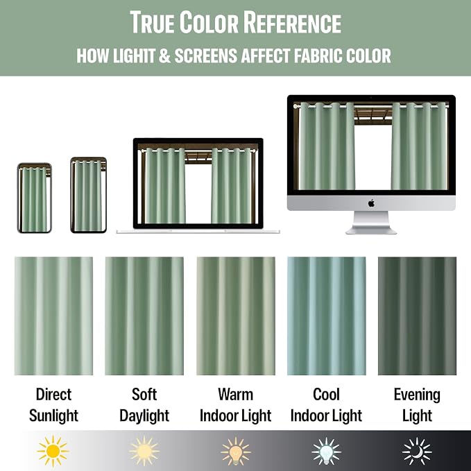 Waterproof Outdoor Curtain W105 x L95 - Image 6
