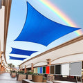Royal Shade 6' x 9' Custom Size Blue Rectangle Sunshade Sail by RoyalShade