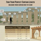 Outdoor Patio Curtain Waterproof Darkening Thermal Insulated Indoor Curtains - Image 3