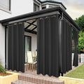 BONZER Outdoor Curtains for Patio Waterproof Thick | Privacy Wide Grommet Light by Bonzer