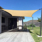 SUNNY GUARD Custom Size 6'x9' Sand Sun Shade Sail Rectangle UV Block Shade by SUNNYGUARD