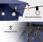 10'x13' Outdoor Gazebo, Metal Frame Heavy Duty Patio Canopy Tent Shelter - Image 6