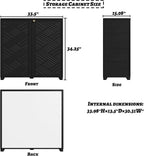 Mrosaa Outdoor/Indoor Storage Box, Resin and Plastic Storage Cabinet Waterproof - Image 4