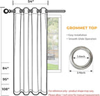 Set of 2 Outdoor Curtains for Patio Waterproof, Breathable Grommet Panels for - Image 8