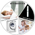 H.VERSAILTEX Linen Blackout Curtains 63 Inches Long 100% Blackout Thermal - Image 8