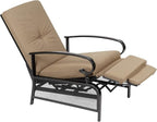 Incbruce Outdoor Lounge Chair Patio Furniture Adjustable Recliner - Image 4