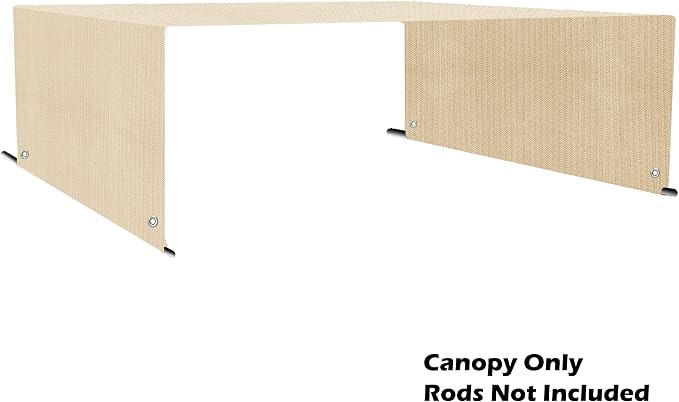 Alion Home Custom HDPE Permeable Canopy Sun Shade Cover Replacement - Image 3