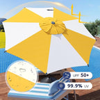 Abba Patio 9FT Lyon Outdoor Patio Umbrella Outdoor Table Umbrella - Image 5