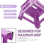 Delxo 9 Inch Kids Step Stool, 300 Lbs Folding Step Stool - Image 3