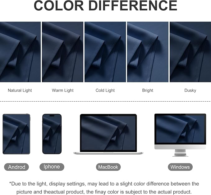 RYB HOME Extra Wide Outdoor Curtains - Image 7