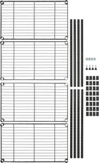 Amazon Basics 4-Shelf Steel Wire Storage Shelves - Image 7