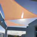 SUNNY GUARD Custom Size 7'x8'x10.6' Peach Fuzz Sun Shade Sail Right Triangle UV by SUNNYGUARD