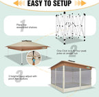 COBIZI 13x13 Pop Up Canopy Tent Gazebos On Clearance Upgrade Metal Outdoor - Image 6