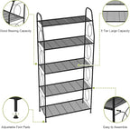 VyGrow 5 Tier Plant Stand Indoor Outdoor, Heavy Duty Plant Shelf, Metal Mesh - Image 6