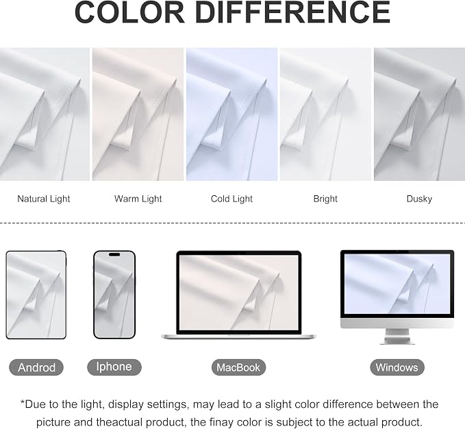 RYB HOME Extra Wide Outdoor Curtains - Image 7