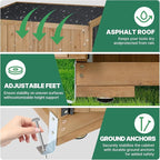 Ketive Outdoor Storage Cabinet, Tall Tool Garden Cabinet - Image 5