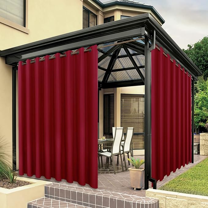 BONZER Waterproof Indoor/Outdoor Curtains by Bonzer