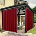 BONZER Wide Waterproof Outdoor Curtains by Bonzer