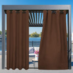 Easy-Going Outdoor Curtains for Patio 1 Panel, 54x96 inch, Weatherproof Privacy - Image 3