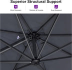 PURPLE LEAF Outdoor Umbrella - Image 3