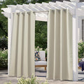 NICETOWN Patio Privacy Screen 72 inch Long, Outdoor Waterproof Curtain by NICETOWN