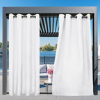 Easy-Going Outdoor Curtains for Patio 2 Panels, 54x96 inch, Weatherproof - Image 3