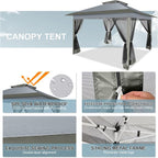 COBIZI 12x12 FT Pop up Gazebo on Clearance Outdoor pop up Canopy Tent, carpas - Image 2