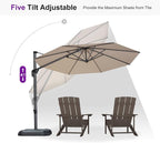 PURPLE LEAF Cantilever Umbrella - Image 8