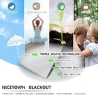 NICETOWN Outdoor Curtains for Patio Waterproof Grommet Top & Bottom, Windproof - Image 6
