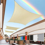 Royal Shade 20' x 21' Beige Rectangle Square Sun Shade Sail Order to Make by RoyalShade