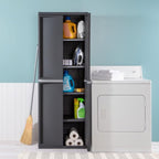Sterilite 4 Shelf Cabinet, Durable Plastic Storage Solution, 1 Pack | - Image 5