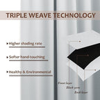 NICETOWN Patio Curtain for Outdoor Waterproof, Home Fashion Machine Washable - Image 5