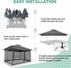 COBIZI 12x12 FT Pop up Gazebo on Clearance Outdoor pop up Canopy Tent, carpas - Image 8