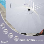 Tempera Patio Market Outdoor Table Umbrella - Image 4