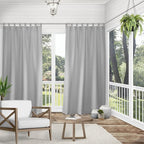 EXCLUSIVE HOME Cabana Solid Indoor/Outdoor Light Filtering Hook-and-Loop Tab - Image 7