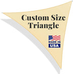 Shade&Beyond Customizable Shade Sail 22'X22'X22'Triangle Sunshade Canopy - Image 3