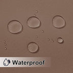 NICETOWN Outdoor Patio Curtain Windproof and Waterproof, Grommet Top & Bottom - Image 3