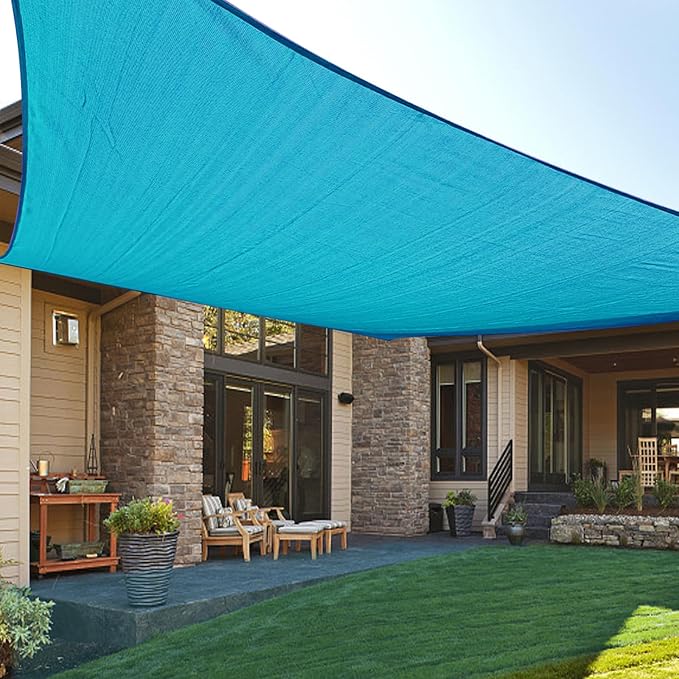 LOVE STORY Custom Size 14' x 14' Sun Shade Sail by LOVESTORY
