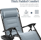 Best Choice Products Oversized Padded Zero Gravity Chair, Folding Outdoor Patio - Image 4