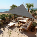 Shade&Beyond Custom Sun Shade Sail 15'x15'x15' Triangle Sun Sail Shades Patio by ShadeBeyond