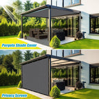 Amagenix 90% Shade Fabric 4'X 23' Gray Sun Shade Cloth - Image 5