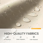 10x10 FT Outdoor Cantilever Patio Umbrella, Waterproof & UV-Protective Fabric - Image 7