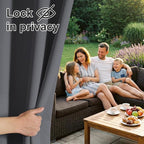 RYB HOME Extra Wide Outdoor Curtains - Image 3