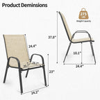 Patio Chairs Set of 8 - Image 2